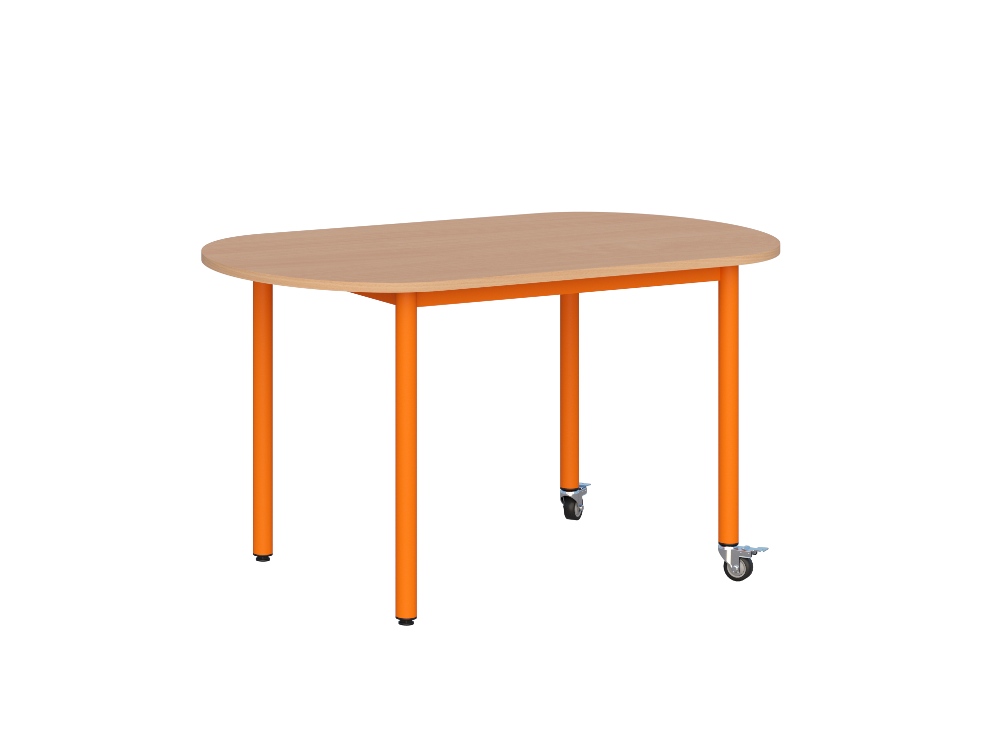 Stolik mobilny owalny 1200x700 - zdjęcie 3